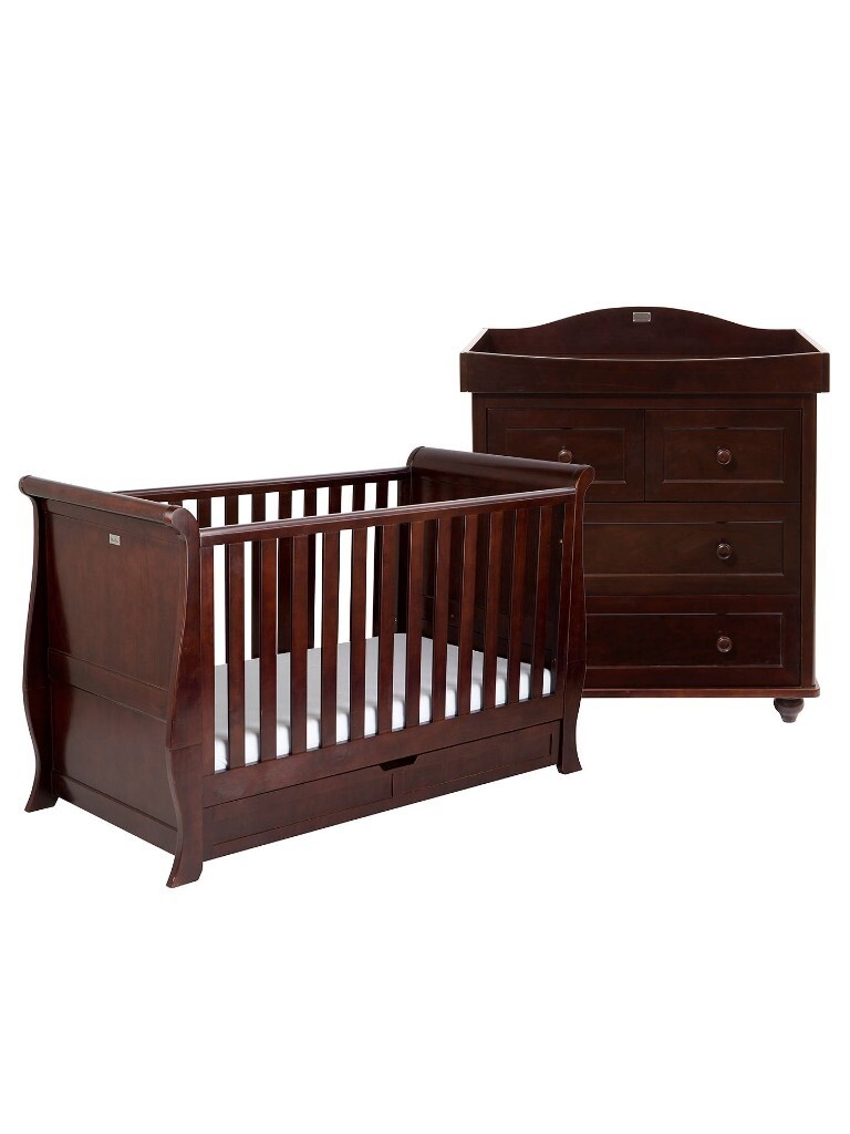 silver cross sleigh cot bed